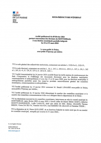 Convocation des électeurs 