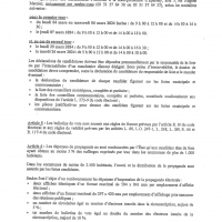 Convocation des électeurs 