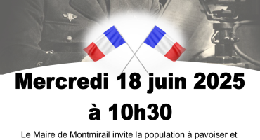 Commémoration du 18 juin